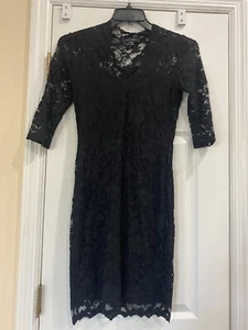 Karen Kane Size XS Black Lace Dress - Picture 1 of 4
