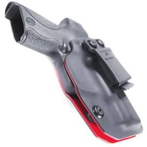 For M&P Shield 9mm .40 Cal IWB Red Kydex Concealed Carry Retention Holster Right - Picture 1 of 7