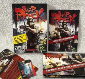 War Rock PC CD-2006 Vintage RARE K2 Network-Manual -Tactical Map Retail Kit READ - Picture 1 of 8