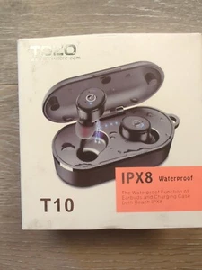 TOZO T10 Ulepszone słuchawki douszne TWS Bluetooth 5.0 Bezprzewodowe słuchawki stereo IPX8 - Zdjęcie 1 z 3