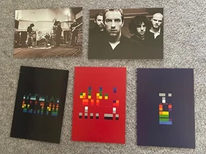 COLDPLAY seltenes Set 4x ""X&Y"" POSTKARTEN (limitierte Auflage) HMV Promo + MTV Holograph - Bild 1 von 5