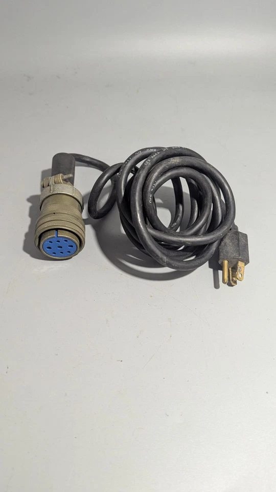 Cable de extensión de alimentación militar difícil de encontrar, Amphenol 28-11S, 9 pines Foto 1 de 4