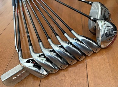 TOUR STAGE V562 Club Set 1W 5W 6-9i Pw P/S Sw PT 10pc RH Graphite Regular Men - Image 1 of 4
