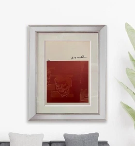 Andy Warhol! Hand Signed Original Lithograph Print Certificate $3,500 Appraisal° - Picture 1 of 12
