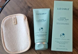 Liz Earle Cleanse & Polish Body Gentle Mitt Cleanser 200ml + Mitt BNIB Free P&P - Picture 1 of 3