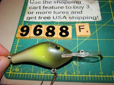 V9688 F POE'S AWESOME COLOR WOODEN FISHING LURE - Image 1 of 4