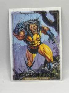 2024 UPPER DECK MARVEL MASTERPIECES’92 PLATINUM #94 WOLVERINE WOOD - Picture 1 of 2