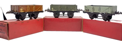 British Lot of 3 Hornby Meccano #1 Wagon 0-gauge Freight Stock | Original Boxes - Image 1 of 4