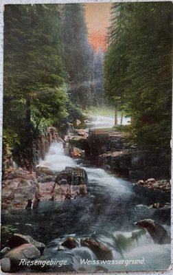 AK Riesengebirge, Weisswassergrund koloriert nicht versandt 1909 - Bild 1 von 2