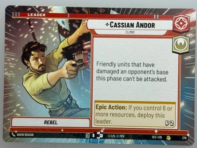 Star Wars Unlimited - Cassian Andor Hyperspace 476 - Image 1 of 2
