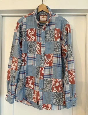 Мужская рубашка с длинным рукавом Joe Browns Madras размер 39/41 L - Изображение 1 из 4