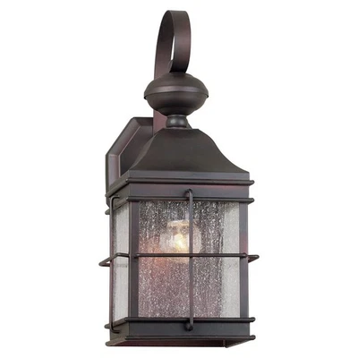 Forte Lighting 1806-01-32 Signature Outdoor Wall Light Antique Bronze - Image 1 of 2