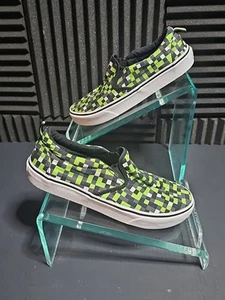 Skechers Mega Craft Street Fame Lime Charcoal Minecraft Slip-On Size 7. B2 - Picture 1 of 14