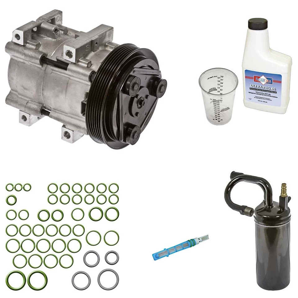 For Ford Ranger 1995 1996 1997 Omega AC Compressor w/ A/C Repair Kit CSW - Image 1 of 1