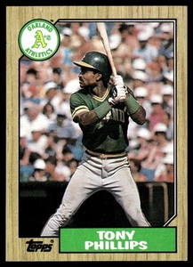 1987 Topps Tony Phillips #188 Oakland Athletics - Picture 1 of 2