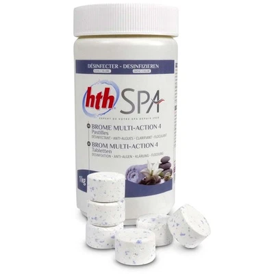 1,0 kg Dose hth SPA 20g Brom Tabs ohne Chlor Whirlpool Poolpflege  Pool - Bild 1 von 3