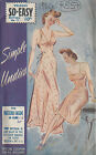 1940s Vintage Sewing Pattern B32" NIGHTDRESS & SLIP (R557)