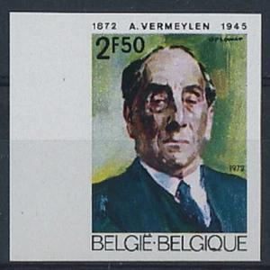 Belgium Sc823 Writer Auguste Vermeylen (1872-1945), Imperf. - Picture 1 of 1