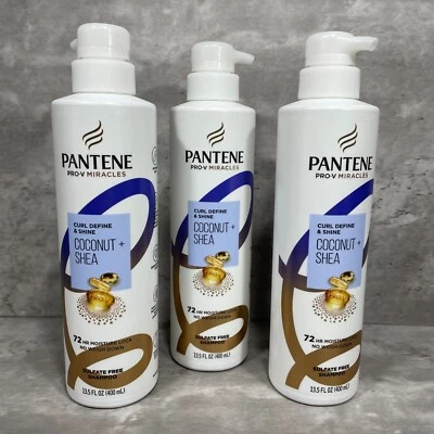 Pantene Pro-V Miracles Curl Define & Shine Coconut + Shea Sulfate-Shampoo13.5 fl - Image 1 of 4