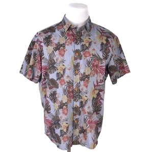 UNTUCKit Mens Shirt XL Blue Green Red Floral Desisto 100% Cotton - Picture 1 of 8