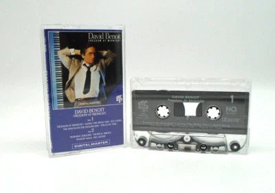 David Benoit * Freedom by Midnight * Cassette Tape 1987 * GRP * Smooth Jazz - Image 1 of 2