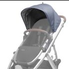 Tissu auvent de siège pour tout-petit UPPAbaby Vista bébé 2014-2019 - Henry bleu marne