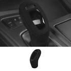 Fit For Cadillac CT6 2019 Suede Black Console Gear Shift Knob Cover Trim 1PCS