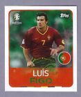LUIS FIGO Legend Figurine TOPPS UEFA EURO 2024 Sticker MINT