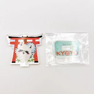 Chiikawa Momonga Mogumogu Honpo Acrylic Stand Kyoto Fushimi Inari Limited Japan - Picture 1 of 8