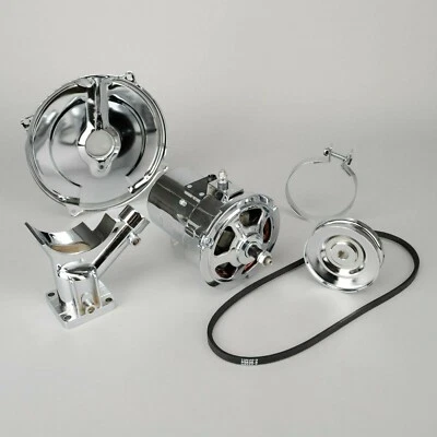 Kit Alternador VW Bug Cromo 60 Amp 12 Voltios VW Bug Bus Ghia EMPI / IAP SIN CORREA Foto 1 de 4