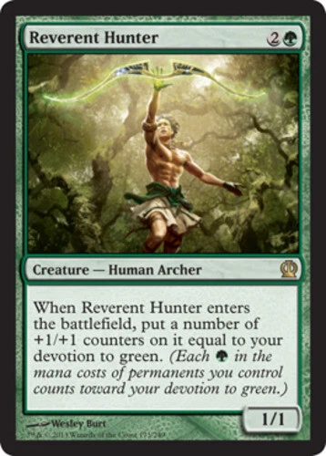 Reverent Hunter ~ Moderately Played Theros MTG Magic UltimateMTG Green Card - Image 1 of 1
