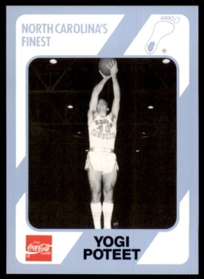 1989-90 Coca Cola Collegiate Collection Yogi Poteet Basketball Cards #162 - Image 1 of 2