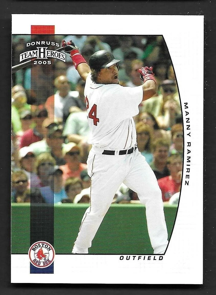 2005 Donruss Team Heroes #63 Manny Ramirez Boston Red Sox - Image 1 of 1