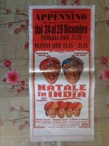 locandina NATALE IN INDIA (2003) M.BOLDI C.DE SICA E.SALVI B.IZZO tipo MANIFESTO - Foto 1 di 1