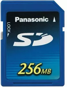 Panasonic 256MB 10 MB/s SD Memory Card - 66x Speed - VGC (RP-SDH256U1A) - Picture 1 of 1