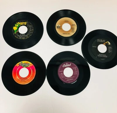 VTG Pop 45 RPM 7" Vinyl Records Tom Jones Anne Murray Hall & Oates Wayne Newton - Image 1 of 4