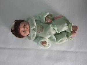 Madaleine Small 7 ins tall China Porcelain Bisque Doll Wears Romper tagged  Name - Picture 1 of 4