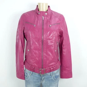 TAIFUN Collection Lederjacke Biker Pink Gr. 36 - Picture 1 of 3