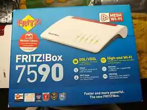 Fritzbox 7590 FRITZ!BOX Modem Router frei VDSL/ADSL Glasfaser FTTC/FFTH - Bild 1 von 5