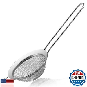 Anaeat Fine Mesh Strainers - Premium Stainless Steel Colander Sieve Sifters, - Picture 1 of 5