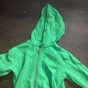 Polo Ralph Lauren Green Hoodie Size 4 - Picture 1 of 8