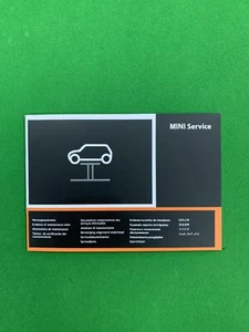 NEW MINI SERVICE BOOK UNUSED NOT DUPLICATE ALL MODELS MULTI LANGUAGE MINI COOPER - Picture 1 of 3