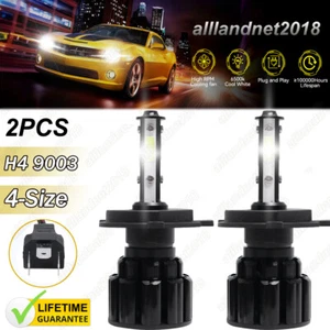 2x 4side H4 9003 LED Headlight High Low Beam Light For Toyota Tundra 2000-2006 - Picture 1 of 12