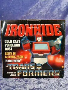 Hard Hero 2002 Transformers Cold Cast Porcelain Bust MIB Ironhide 2353 of 4000 - Picture 1 of 7