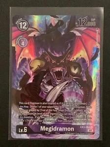 Megidramon - EX3-064 R - Alt Art - Draconic Roar - Digimon TCG - Bild 1 von 3