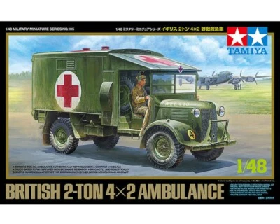 Tamiya British 2-Ton 4x2 Ambulance 1:48 32605 modellismo - Immagine 1 di 4