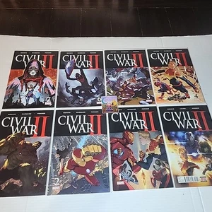 Civil War II #0 1 2 3 4 5 6 7 8 Marvel Comics 2016 Bendis Marquez Full Run - Picture 1 of 18