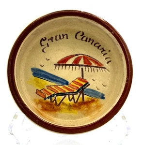 Gran Canaria Gran Baratija Cuenco Hacer a Mano Cerámica - Imagen 1 de 5