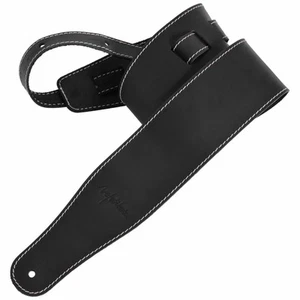 Correa de Guitarra, Cuero Grano Completo de 3 Pulgadas de Ancho, Extra Ancha Ligera y Suave... - Imagen 1 de 7