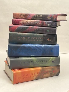 Harry Potter Komplettsatz: Hardcover Bücher 1-7 mit Schutzumschlägen - Bild 1 von 5
